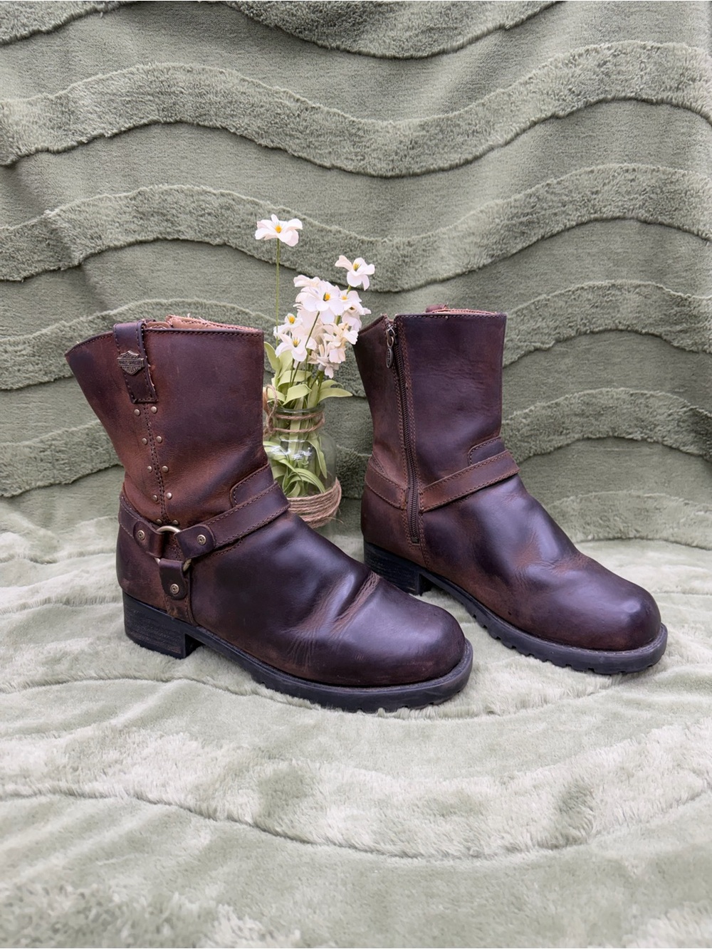 Harley Davison biker boots